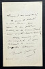 Edmond GONDINET, Librettiste - LETTRE AUTOGRAPHE SIGN&Eacute;E. Edmond GONDINET