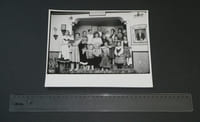 Photographie noir et Blanc d'époque années 70 STERN, Famille de mormons