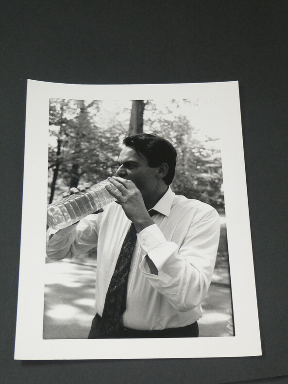 Photographie noir et Blanc d'&eacute;poque ann&eacute;es 70 AFP Michel Noir de J. M. Huron. J. M. Huron