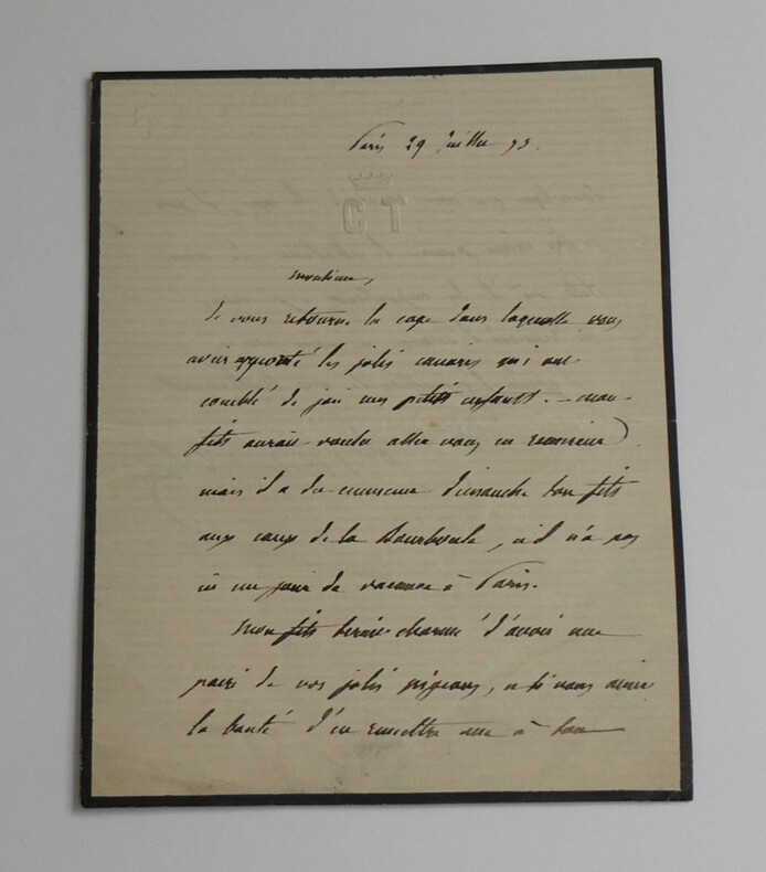 Fran&ccedil;ois-Henri-Ernest, baron de Chabaud, G&eacute;n&eacute;ral - LETTRE AUTOGRAPHE SIGN&Eacute;E, 1853. Fran&ccedil;ois-Henri-Ernest, baron de Chabaud-Latour