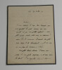 Fran&ccedil;ois-Henri-Ernest, baron de Chabaud, G&eacute;n&eacute;ral - LETTRE AUTOGRAPHE SIGN&Eacute;E, 1853. Fran&ccedil;ois-Henri-Ernest, baron de Chabaud-Latour