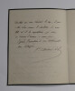 Fran&ccedil;ois-Henri-Ernest, baron de Chabaud, G&eacute;n&eacute;ral - LETTRE AUTOGRAPHE SIGN&Eacute;E, 1853. Fran&ccedil;ois-Henri-Ernest, baron de Chabaud-Latour