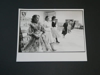 Photographie noir et Blanc d'époque années 70 STERN, Bal de mormons