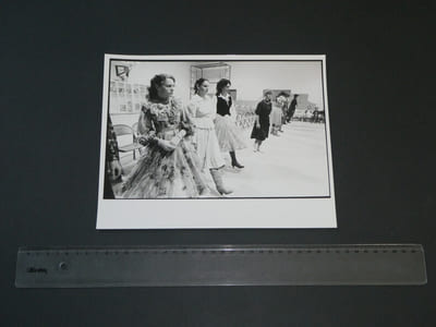 Photographie noir et Blanc d'époque années 70 STERN, Bal de mormons