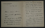 Alfred L&eacute;on G&Eacute;RAULT-RICHARD, Journaliste - Lettre autographe sign&eacute;e, 3 pages, 26 mai 1898. Alfred L&eacute;on G&Eacute;RAULT-RICHARD