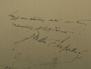 LETTRE AUTOGRAPHE SIGN&Eacute;E, CH&Acirc;TELET, INVITATION. Gaston Serpette