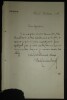 PERIER Paul Casimir - LETTRE AUTOGRAPHE SIGN&Eacute;E, S&Eacute;NAT, PARIS 1893. PERIER Paul Casimir