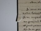 VACHEROT Etienne - LETTRE AUTOGRAPHE SIGN&Eacute;E, JOURNAL, PARIS 1833. Etienne VACHEROT