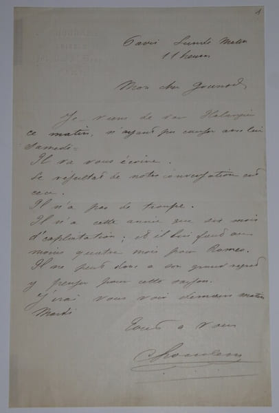 LETTRE AUTOGRAPHE SIGN&Eacute;E, EDITIONS CHOUDENS. Antony Choudens