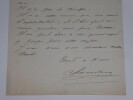 LETTRE AUTOGRAPHE SIGN&Eacute;E, EDITIONS CHOUDENS. Antony Choudens