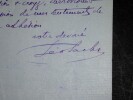 SACHS L&eacute;o - LETTRE AUTOGRAPHE SIGN&Eacute;E, PARIS, JUILLET 1912. L&eacute;o Sachs