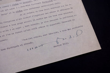Maurice BEDEL, Écrivain - LETTRE TAPUSCRITE SIGNÉE, Paris, 1950. Maurice BEDEL