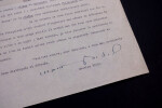 Maurice BEDEL, &Eacute;crivain - LETTRE TAPUSCRITE SIGN&Eacute;E, Paris, 1950. Maurice BEDEL