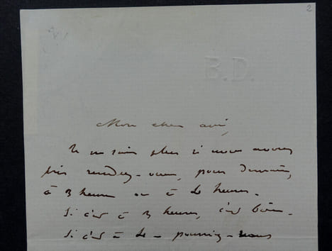 Edmond GONDINET, librettiste - LETTRE AUTOGRAPHE SIGNÉE. Edmond GONDINET