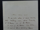 Edmond GONDINET, librettiste - LETTRE AUTOGRAPHE SIGN&Eacute;E. Edmond GONDINET
