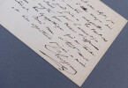 Charles LENEPVEU - CARTE DE VISITE AUTOGRAPHE SIGN&Eacute;E AVEC LISER&Eacute; DE DEUIL. Charles LENEPVEU