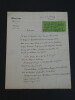 Fran&ccedil;ois Sauvo - Lettre autographe sign&eacute;e - Moniteur Universel - 1839. Fran&ccedil;ois Sauvo