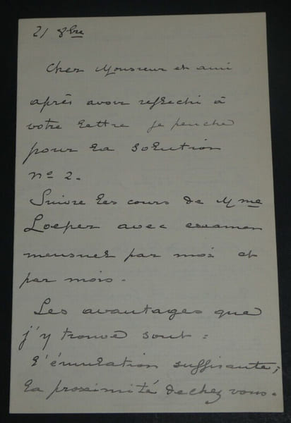 Andr&eacute; WORMSER, Compositeur - LETTRE AUTOGRAPHE SIGN&Eacute;E DE 4 PAGES. Andr&eacute; WORMSER