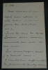 Andr&eacute; WORMSER, Compositeur - LETTRE AUTOGRAPHE SIGN&Eacute;E DE 4 PAGES. Andr&eacute; WORMSER