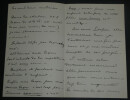 Andr&eacute; WORMSER, Compositeur - LETTRE AUTOGRAPHE SIGN&Eacute;E DE 4 PAGES. Andr&eacute; WORMSER