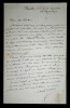 DAUDET Ernest - LETTRE AUTOGRAPHE SIGN&Eacute;E &Agrave; M. FANTON. Ernest Daudet