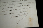 DAUDET Ernest - LETTRE AUTOGRAPHE SIGN&Eacute;E &Agrave; M. FANTON. Ernest Daudet