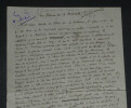 Henri DUVERNOIS - MANUSCRIT AUTOGRAPHE SIGN&Eacute; "Une fl&acirc;nerie sur les boulevards". Henri DUVERNOIS