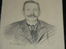 Dessin original portrait r&eacute;aliste au crayon - par David Osipovich Widhoff. David Osipovich Widhoff