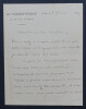 Henri LAVEDAN, Journaliste et &eacute;crivain - LETTRE AUTOGRAPHE SIGN&Eacute;E, Paris, 1889. Henri LAVEDAN