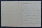 Henri LAVEDAN, Journaliste et &eacute;crivain - LETTRE AUTOGRAPHE SIGN&Eacute;E, Paris, 1889. Henri LAVEDAN