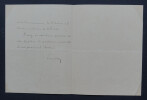 Henri LAVEDAN, Journaliste et &eacute;crivain - LETTRE AUTOGRAPHE SIGN&Eacute;E, Paris, 1889. Henri LAVEDAN