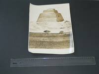 Photographie noir et Blanc d'époque années 70 STERN, Pyramide