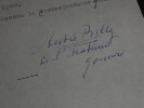 Andr&eacute; BILLY - TAPUSCRIT SIGN&Eacute; SUR MERIMEE, VICTOR HUGO, SAINTE-BEUVE, ETC.... Andr&eacute; BILLY