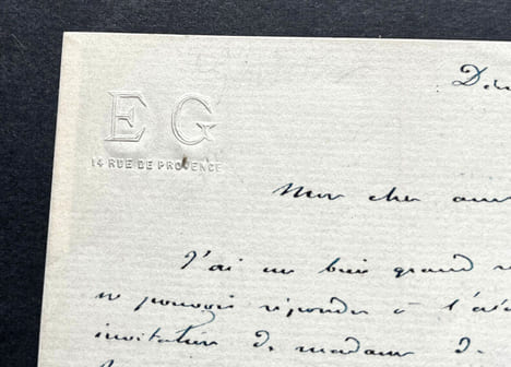 Edmond GONDINET, Librettiste - LETTRE AUTOGRAPHE SIGNÉE. Edmond GONDINET