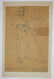 LOT DE DEUX ILLUSTRATIONS COSTUMES POUR "Faust" A L'OPÉRA