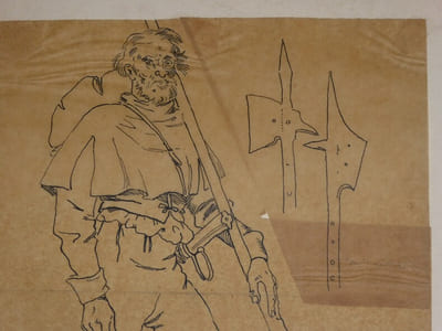 LOT DE DEUX ILLUSTRATIONS COSTUMES POUR "Faust" A L'OPÉRA
