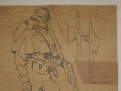 LOT DE DEUX ILLUSTRATIONS COSTUMES POUR "Faust" A L'OP&Eacute;RA. Joseph Pinchon