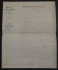 Charles GIRAUD, Homme politique - LETTRE SIGN&Eacute;E AU G&Eacute;N&Eacute;RAL PELET 1851. Charles GIRAUD