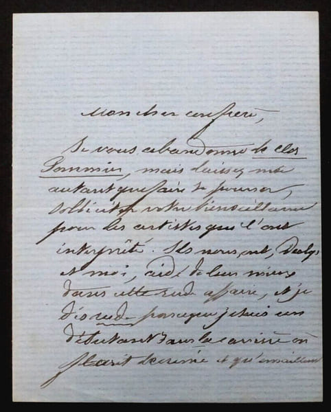 Am&eacute;d&eacute;e ACHARD, Journaliste, LETTRE AUTOGRAPHE SIGN&Eacute;E AU SUJET D'UNE RUDE AFFAIRE. Am&eacute;d&eacute;e ACHARD