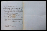 Am&eacute;d&eacute;e ACHARD, Journaliste, LETTRE AUTOGRAPHE SIGN&Eacute;E AU SUJET D'UNE RUDE AFFAIRE. Am&eacute;d&eacute;e ACHARD