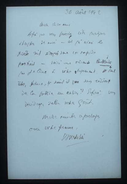 Saint-Georges DE BOUH&Eacute;LIER - LETTRE AUTOGRAPHE SIGN&Eacute;E, 1942. Saint-Georges DE BOUH&Eacute;LIER