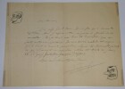 L&eacute;on XANROF - Lettre autographe sign&eacute;e, masques Kabuki, Tengu, Revue. L&eacute;on Xanrof