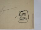 L&eacute;on XANROF - Lettre autographe sign&eacute;e, masques Kabuki, Tengu, Revue. L&eacute;on Xanrof
