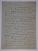 CLO&Euml;Z Gustave - LETTRE AUTOGRAPHE SIGN&Eacute;E, FEVRIER 1919. Gustave Clo&euml;z