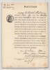 Pouvoir sign&eacute; Th&eacute;ophile Hirlemann – Collection de 50 auteurs & musiciens. Th&eacute;ophile Hirlemann