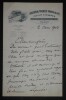 PFEIFFER Georges - LETTRE AUTOGRAPHE SIGN&Eacute;E, PLEYEL WOLF ET COMPAGNIE 1903. Georges Pfeiffer