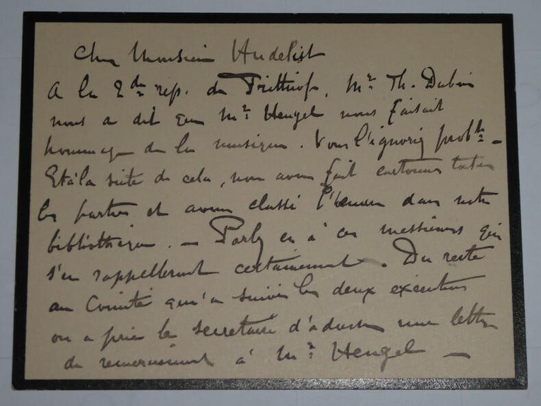 MARTY Georges - CARTE LETTRE AUTOGRAPHE SIGNEE, PARIS, 1902. Georges Marty