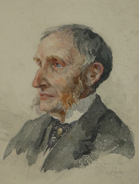 Louis Alfred Brunet-Debaines, Portrait de son ami en 1918. Louis Alfred Brunet-Debaines
