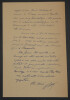 Hippolyte L&eacute;ty - Lettre autographe sign&eacute;e &agrave; Charles Jailllet - Vienne - 1951. Hippolyte L&eacute;ty