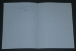 Georges LECOMTE, Dramaturge - LETTRE AUTOGRAPHE SIGN&Eacute;E, 1905, Cormatin. Georges LECOMTE